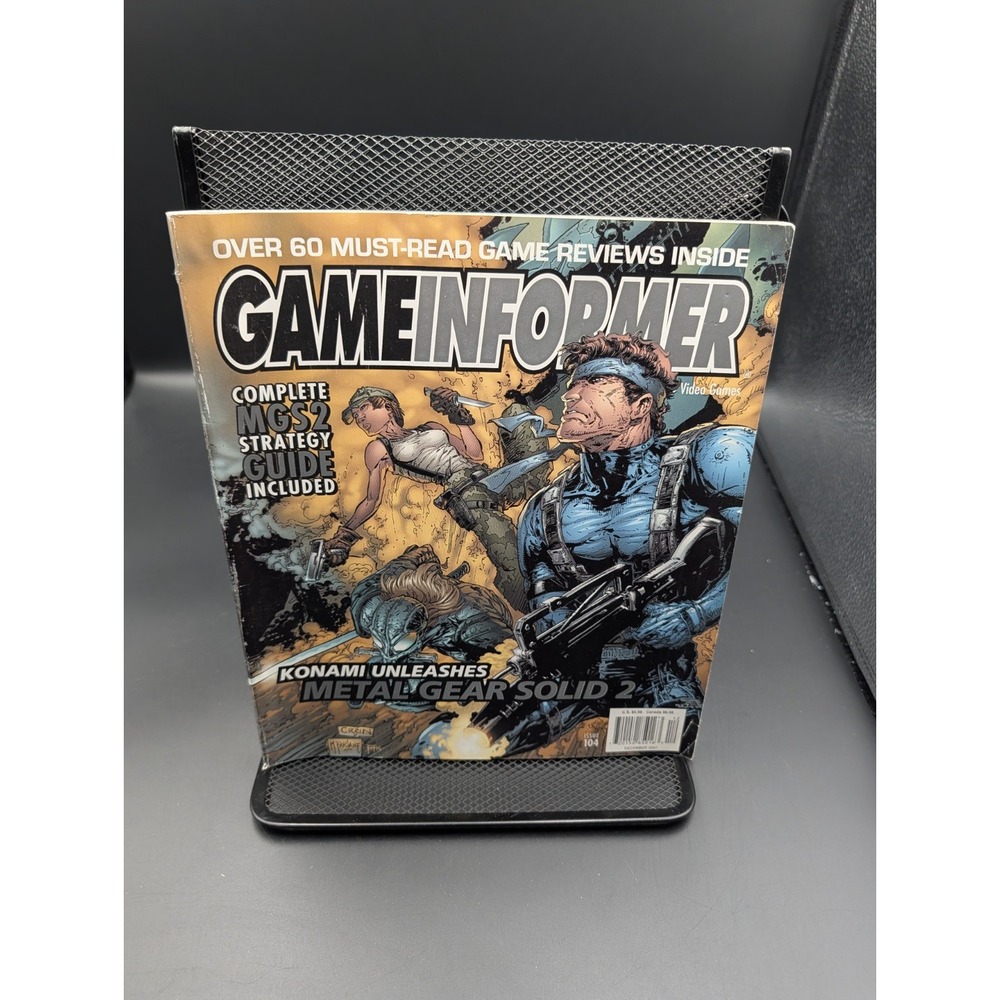 Game Informer December 2001 Issue # 104 Metal Gear Solid 2 MGS Strategy Guide
